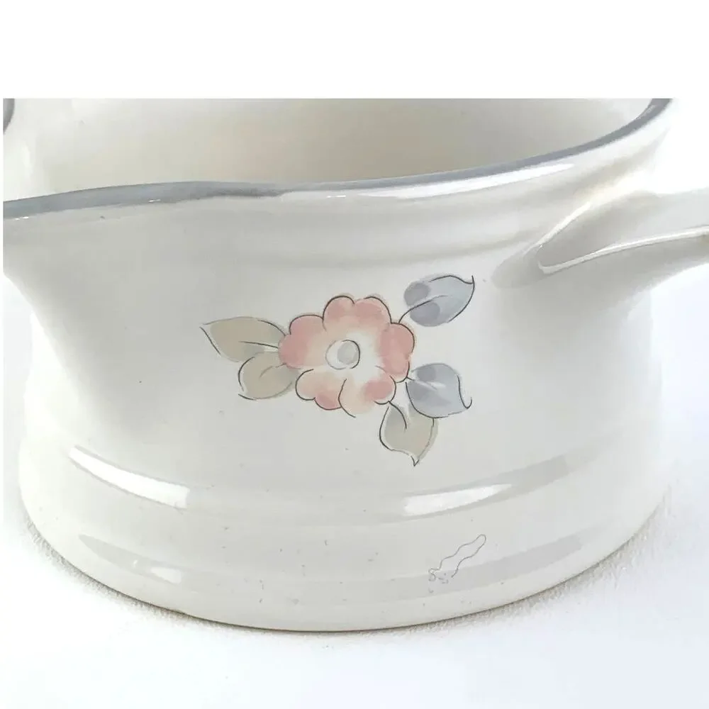 Pfaltzgraph‎ Vintage USA Gravy Boat Wyndham Pattern Stick Handle